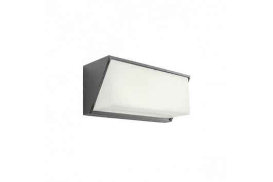 Aplica Redo Spectra LED 16W 3000K Gri inchis