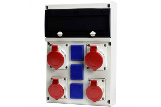 Tablou organizare santier B51 precablat ind 5P 1x32A+1x16A