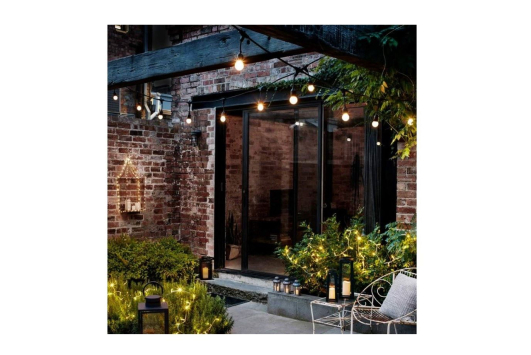 Cablu ghirlanda luminoasa Carnaval-1 Horoz, fasung E27, 10m, interconectabila, IP44