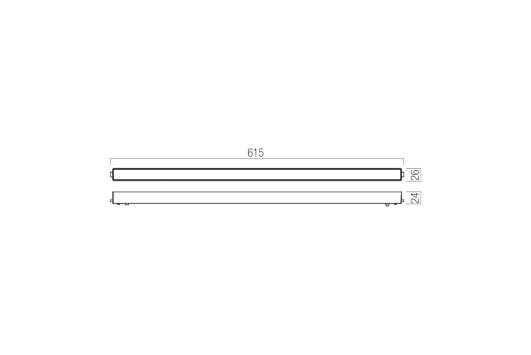 Spot LED liniar 20W, 2000 lm, 3000K, Arelux