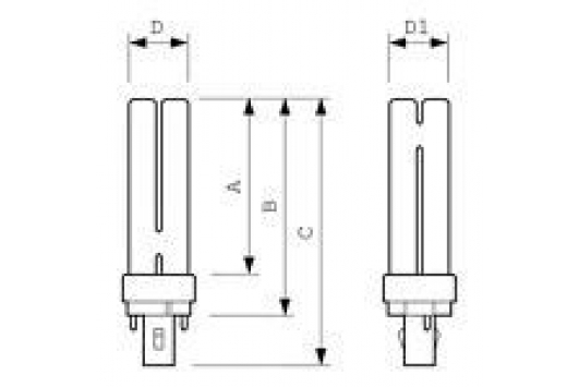 Lampa Master PL-C 18W/827/2P