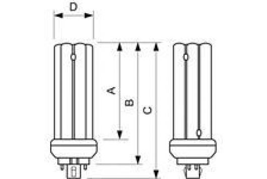 Lampa Master PL-T 42W/830/4P