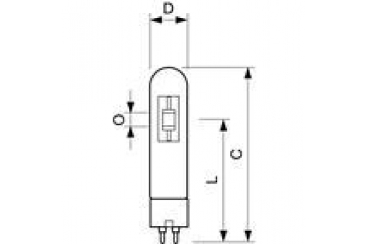 Lampa cu halogen MasterC CDM-TP 70W/830 PG12-2