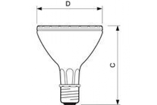 Lampa cu halogen MasterC CDM-R 70W/942 E27 PAR30L 30D