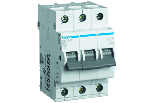 Disjunctor 3P, 6A, 6kA, B, 3M