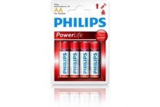 BATERII ALKALINE PHILIPS POWERLIVE LR3
