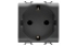 Priza schuko, standard german 2M, Chorus 2P+E, 16A,  Negru