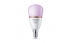 Bec LED RGB inteligent Philips Bulb, Wi-Fi, Bluetooth, P45, E14, 4.9W (40W), 470 lm, lumina colorata