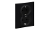 Priza dubla 2x2P+E, borne automate, cu protectie copii, negru, Legrand New Suno
